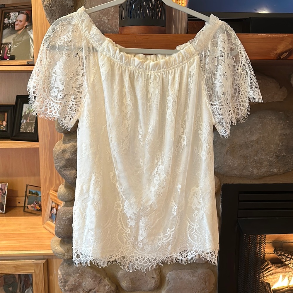 Cruel Denim lace blouse